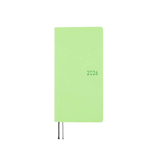 PRE-ORDER Hobonichi Techo 2026 Smooth: Melon Sorbet Weeks Hardcover Book / Weekly Horizontal / Jan start / Mon start - English Edition