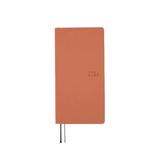 PRE-ORDER Hobonichi Techo 2026 Smooth: Milk Cocoa Weeks Hardcover Book / Weekly Horizontal / Jan start / Mon start - English Edition