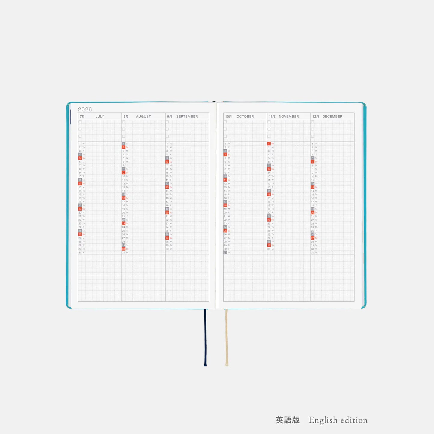 PRE-ORDER Hobonichi Techo 2026 Virginia Lee Burton: The Little House HON / A5 Size / Daily / Jan start / Mon start - English Edition