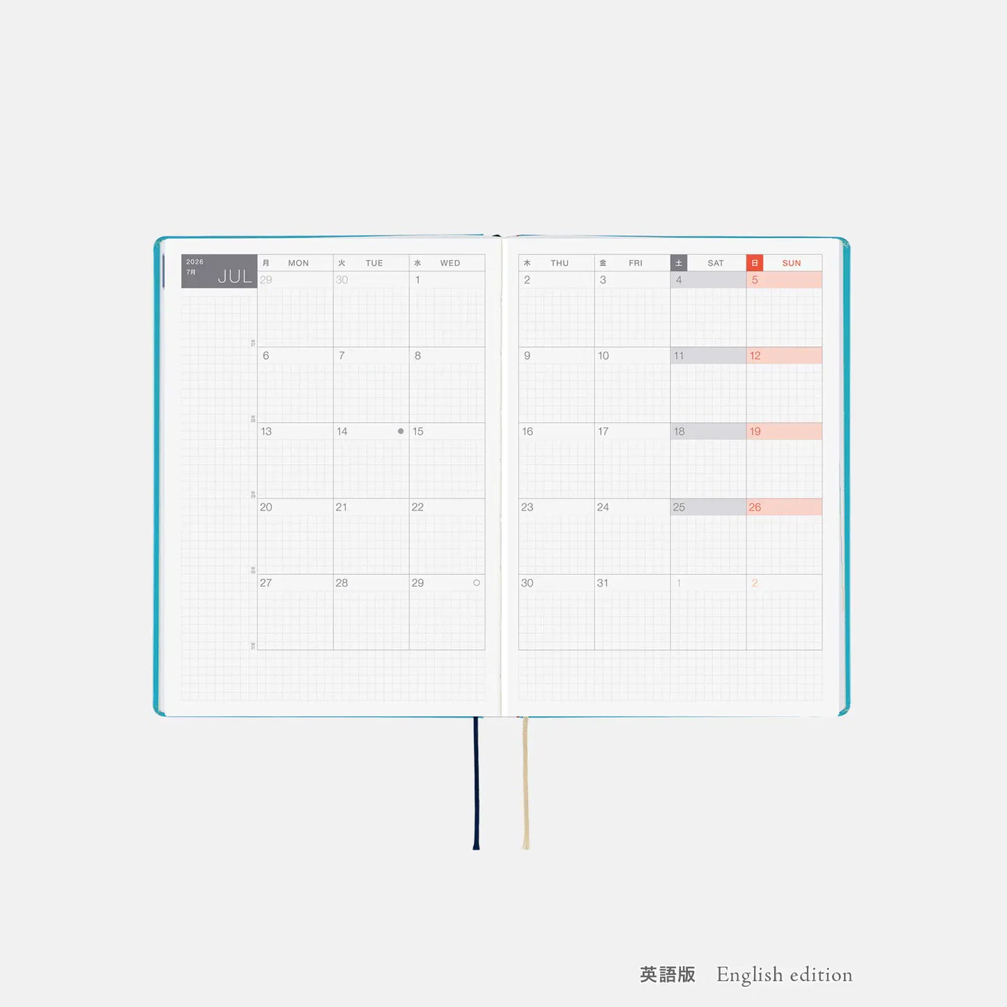 PRE-ORDER Hobonichi Techo 2026 Virginia Lee Burton: The Little House HON / A5 Size / Daily / Jan start / Mon start - English Edition
