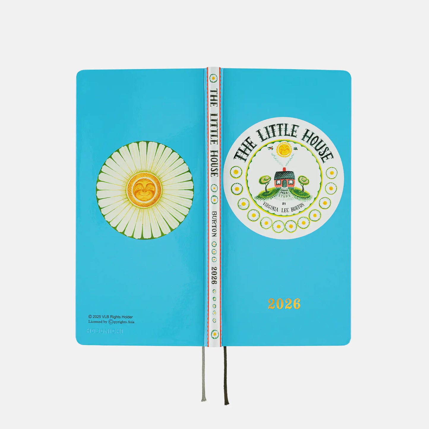 Hobonichi Techo 2026 Virginia Lee Burton: The Little House Weeks Hardcover Book / Weekly Horizontal / Jan start / Mon start - English Edition