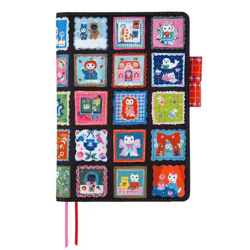 Hobonichi Techo 2026 Yumi Kitagishi: White Cat’s Daily Life A5 Cousin Size Cover (Cover Only)