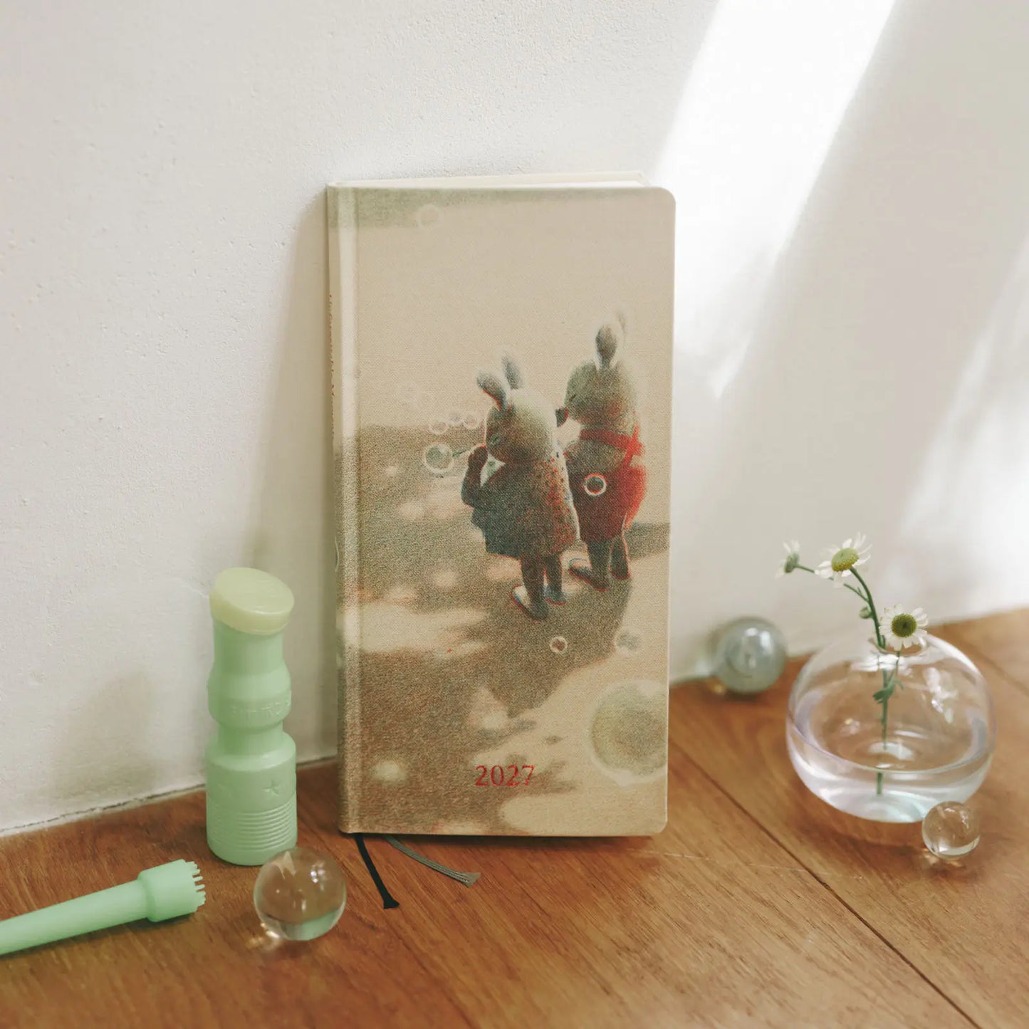 Hobonichi Techo 2027 Akiko Miyakoshi: Once, in Spring Weeks Hardcover Book / Weekly Horizontal / Jan start / Mon start - English Edition