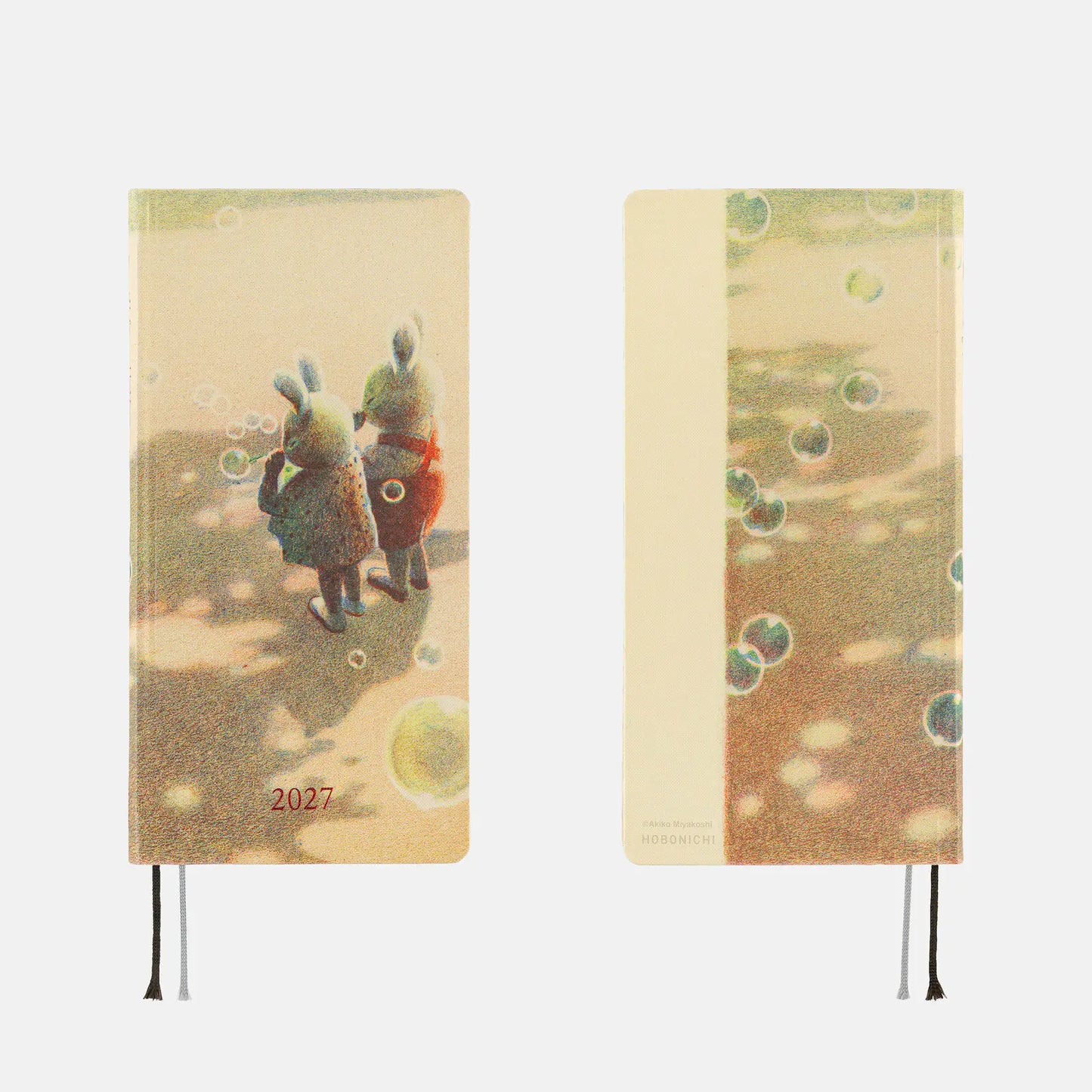 Hobonichi Techo 2027 Akiko Miyakoshi: Once, in Spring Weeks Hardcover Book / Weekly Horizontal / Jan start / Mon start - English Edition