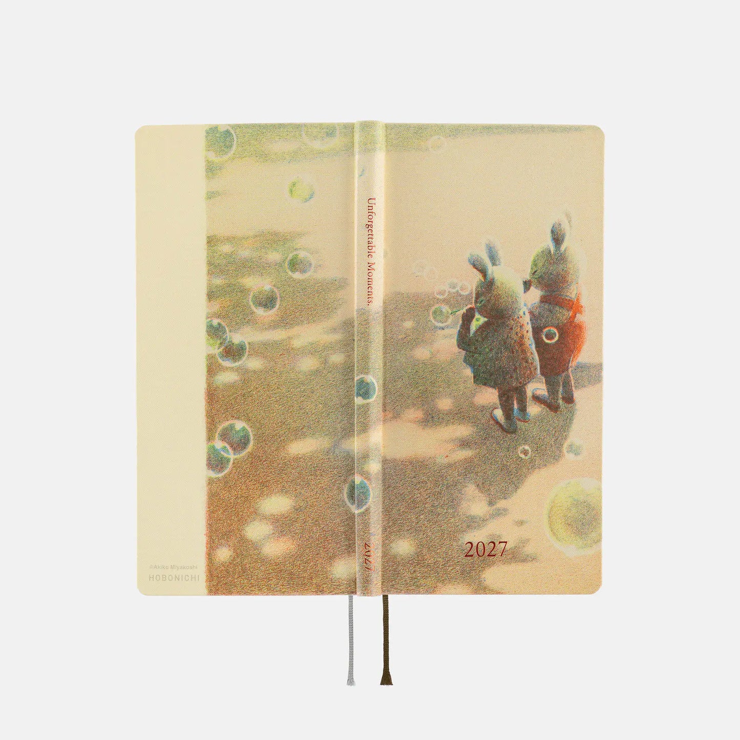 Hobonichi Techo 2027 Akiko Miyakoshi: Once, in Spring Weeks Hardcover Book / Weekly Horizontal / Jan start / Mon start - English Edition