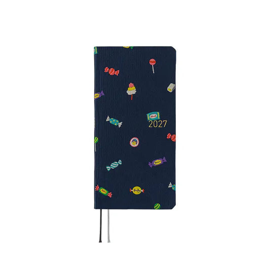 Hobonichi Techo 2027 Bow & Tie: Candy Dream Weeks Hardcover Book / Weekly Horizontal / Jan start / Mon start - English Edition