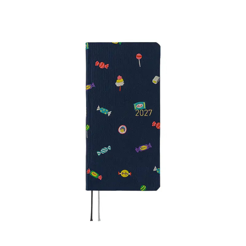 Hobonichi Techo 2027 Bow & Tie: Candy Dream Weeks Mega Hardcover Book / Weekly Horizontal / Jan start / Mon start - English Edition