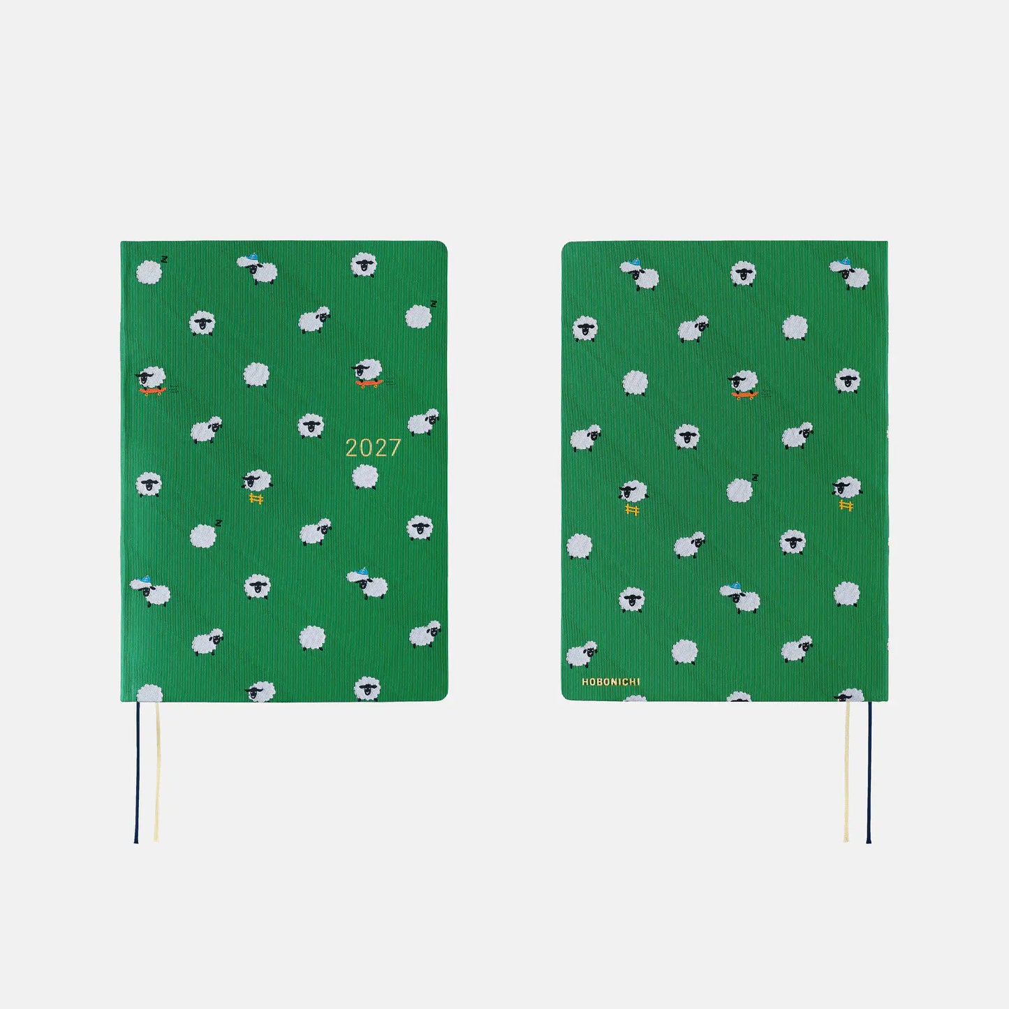 Hobonichi Techo 2027 Bow & Tie: Sheep Sheep Sheep HON / A5 Size / Daily / Jan start / Mon start - English Edition