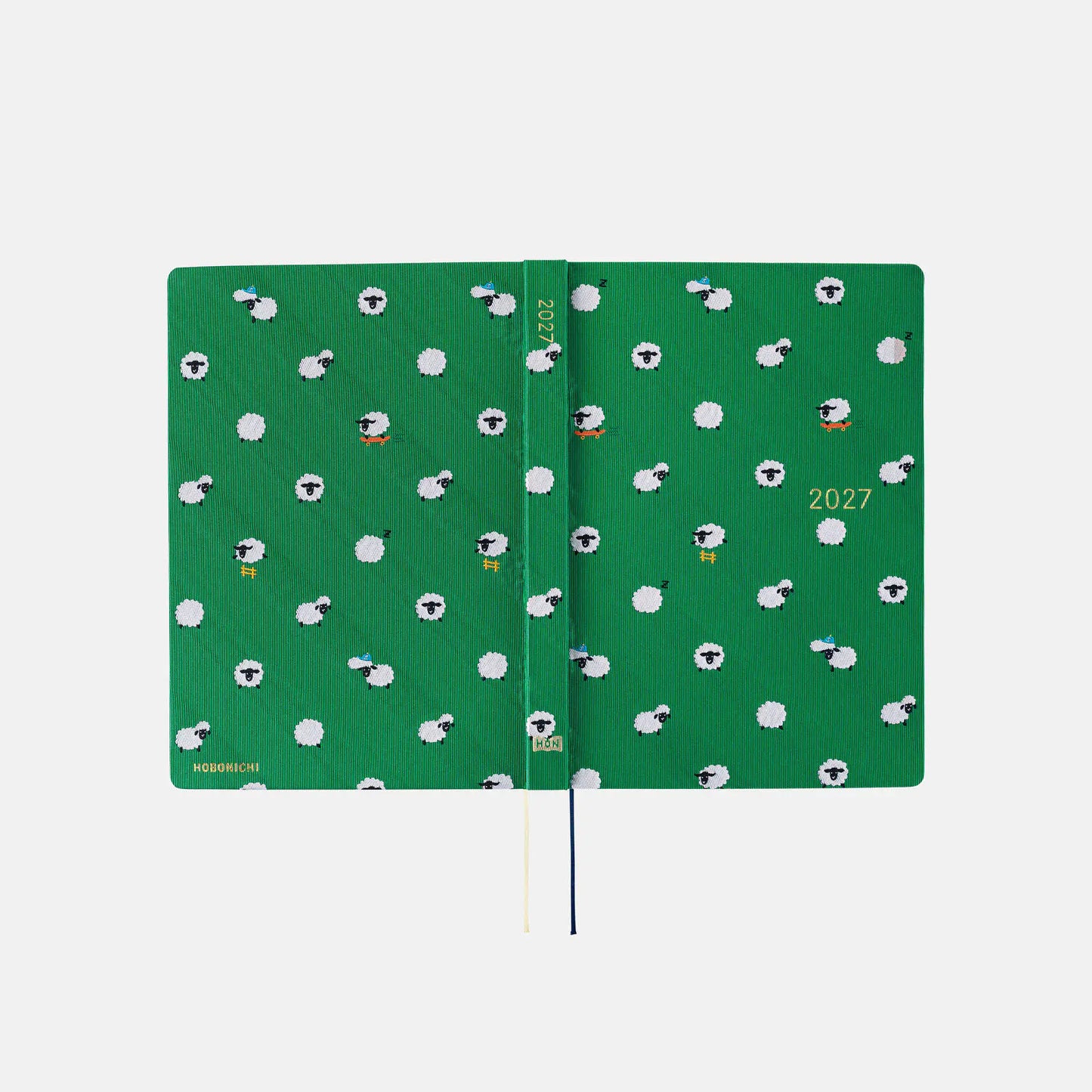 Hobonichi Techo 2027 Bow & Tie: Sheep Sheep Sheep HON / A5 Size / Daily / Jan start / Mon start - English Edition