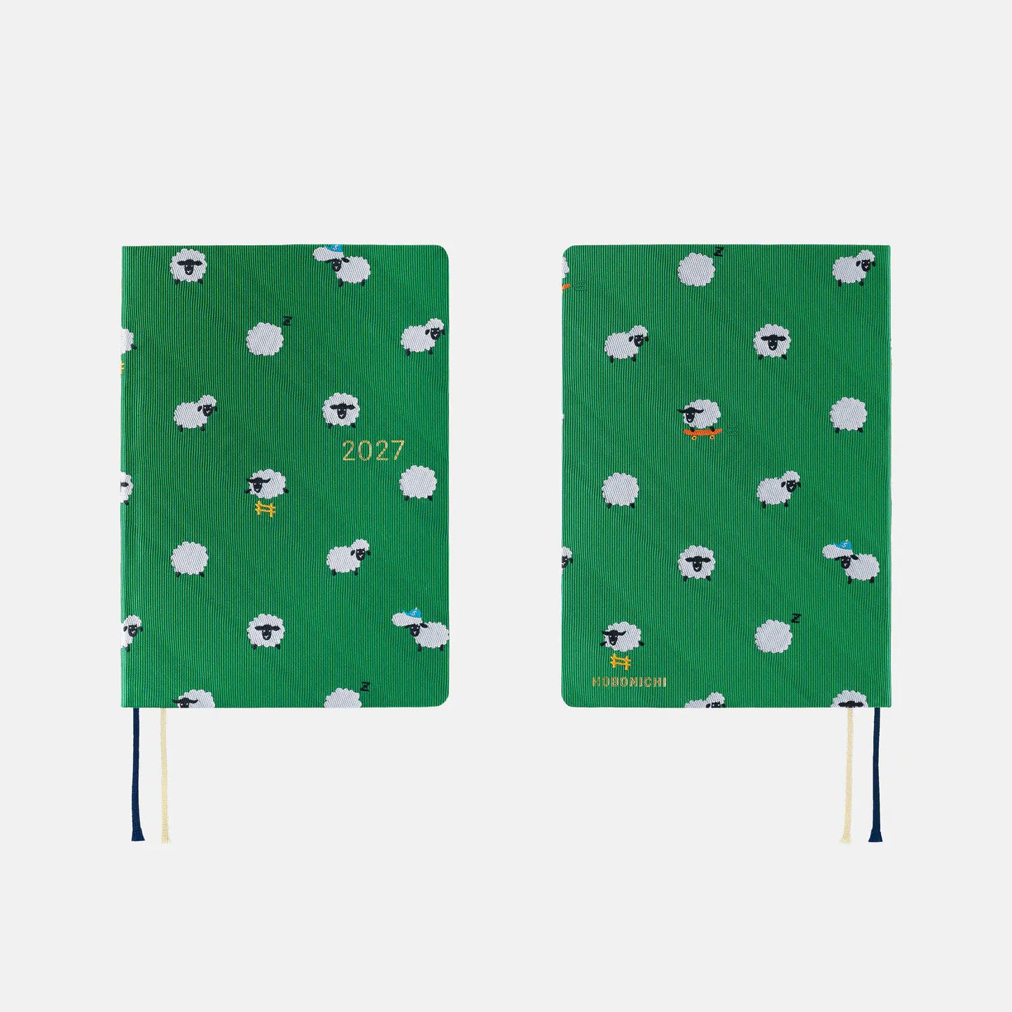 Hobonichi Techo 2027 Bow & Tie: Sheep Sheep Sheep HON / A6 Size / Daily / Jan start / Mon start - English Edition