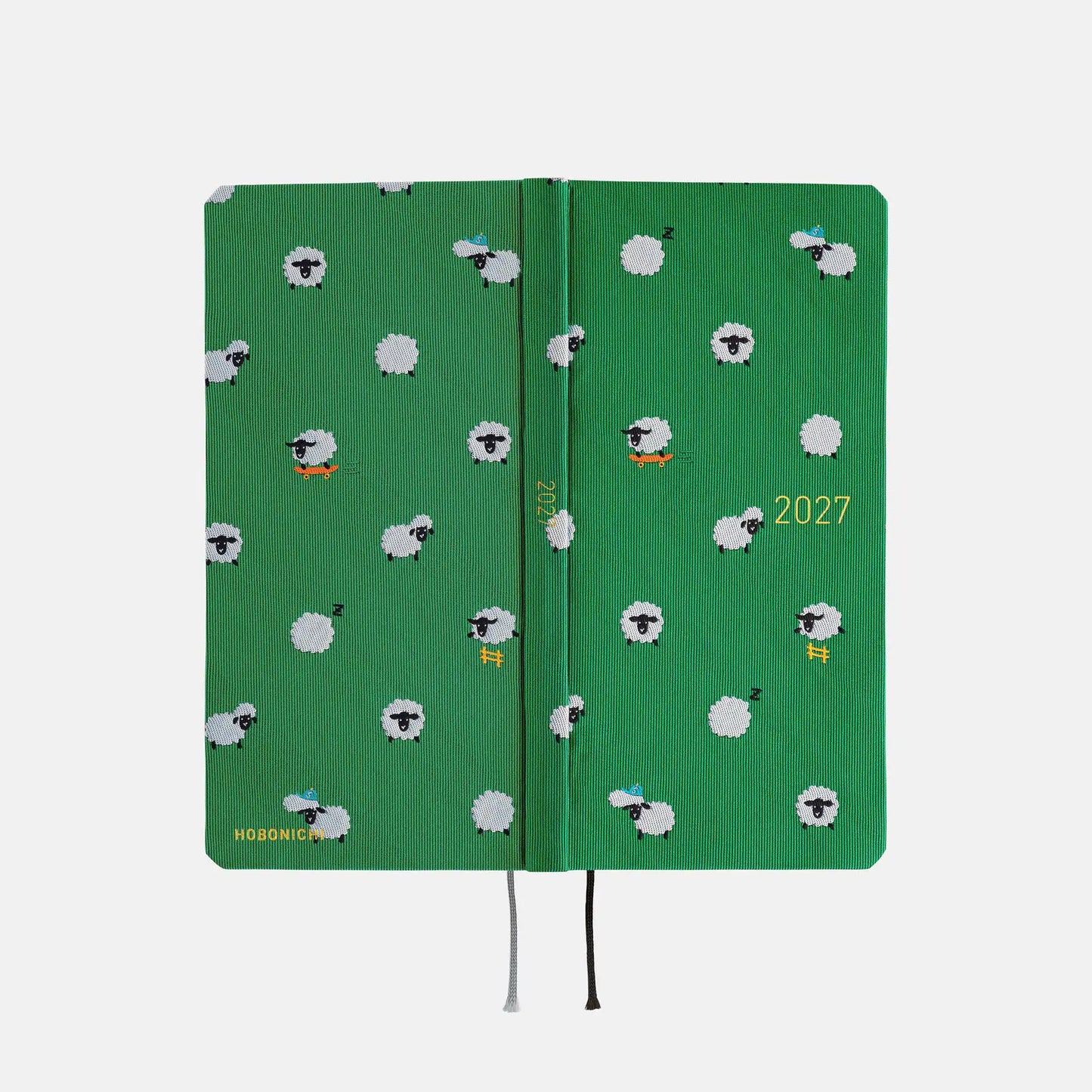 Hobonichi Techo 2027 Bow & Tie: Sheep Sheep Sheep Weeks Hardcover Book / Weekly Horizontal / Jan start / Mon start - English Edition