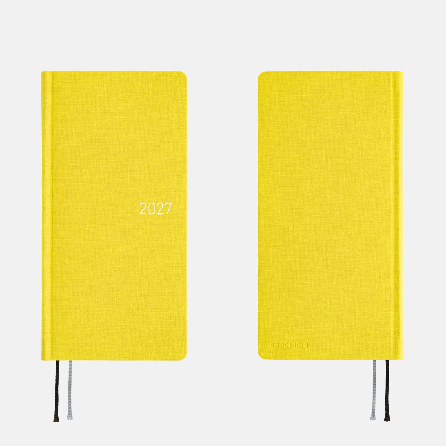Hobonichi Techo 2027 Colors: Canaria Yellow Weeks Hardcover Book / Weekly Horizontal / Jan start / Mon start - English Edition