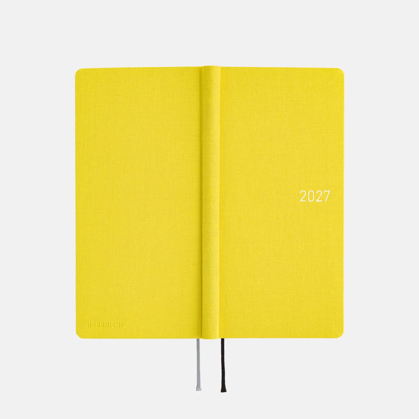Hobonichi Techo 2027 Colors: Canaria Yellow Weeks Hardcover Book / Weekly Horizontal / Jan start / Mon start - English Edition