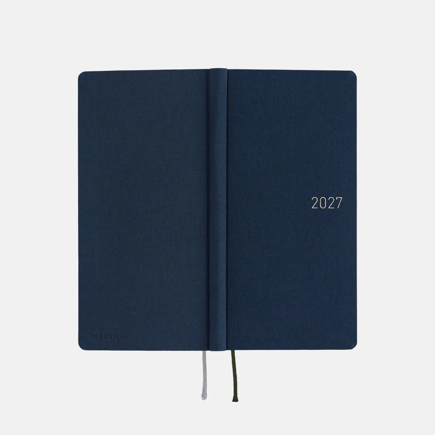 Hobonichi Techo 2027 Colors: Midnight Blue Weeks Hardcover Book / Weekly Horizontal / Jan start / Mon start - English Edition