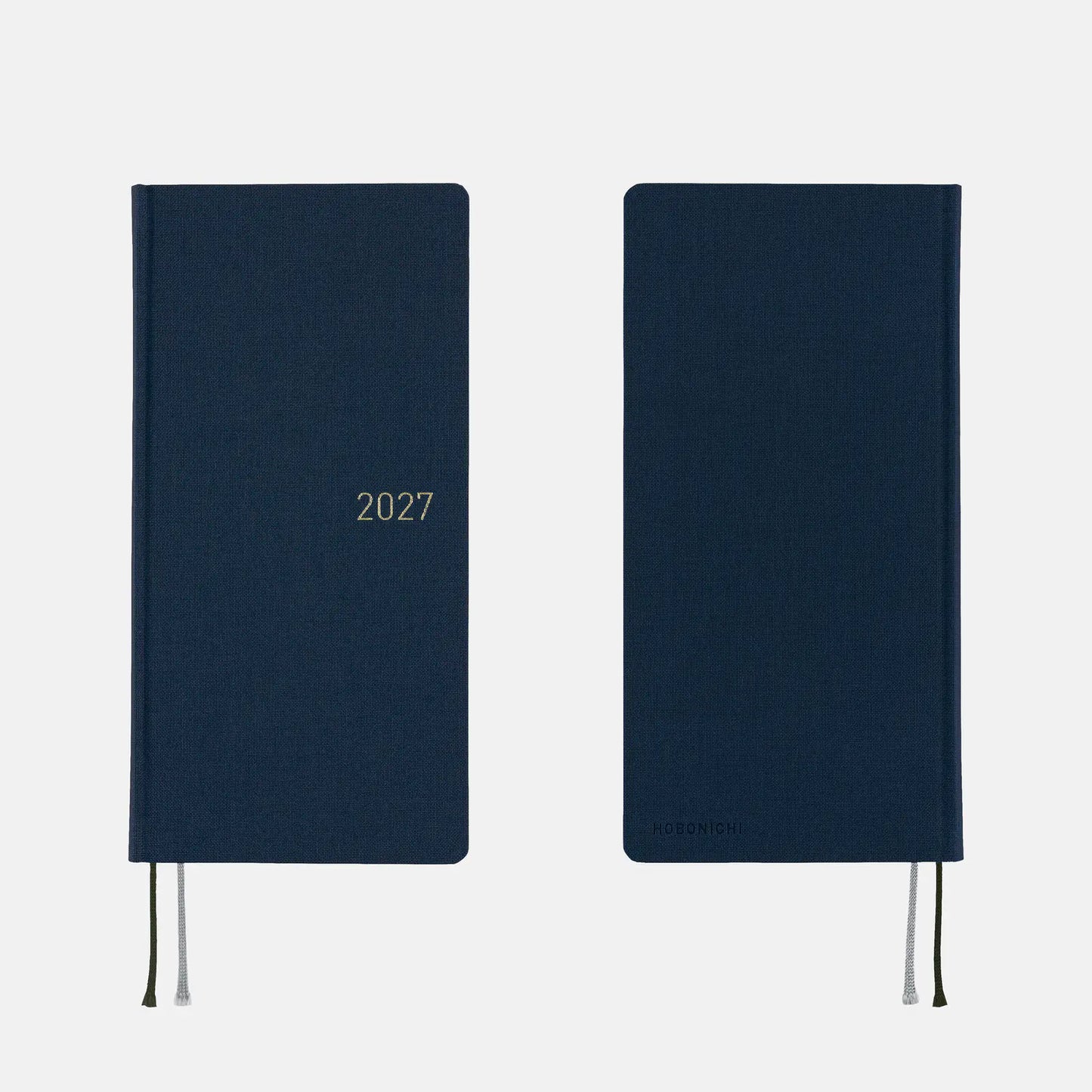 Weeks MEGA, Hobonichi Techo 2027 Colors: Midnight Blue Weeks Mega Hardcover Book / Weekly Horizontal / Jan start / Mon start - English Edition