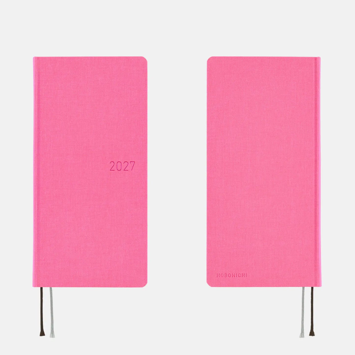 Hobonichi Techo 2027 Colors: Pink Sapphire Weeks Hardcover Book / Weekly Horizontal / Jan start / Mon start - English Edition