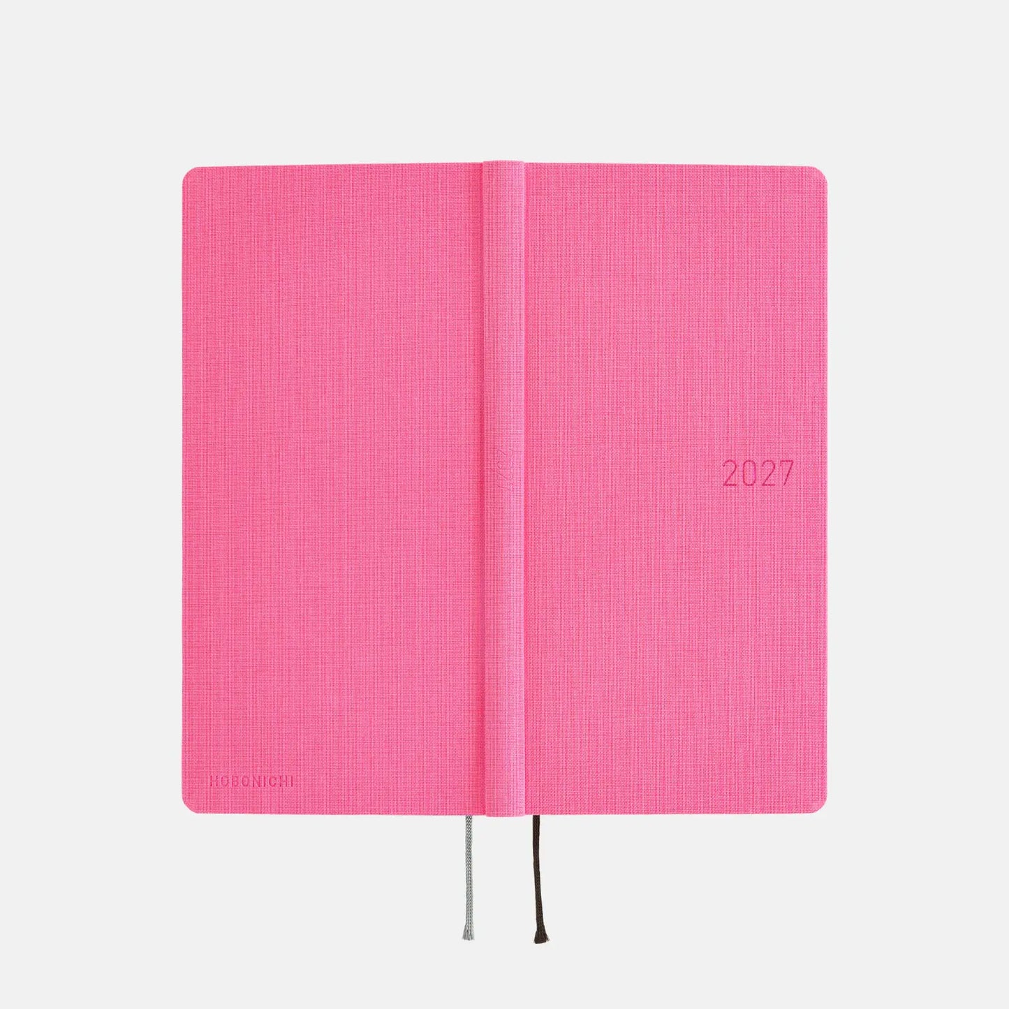 Hobonichi Techo 2027 Colors: Pink Sapphire Weeks Hardcover Book / Weekly Horizontal / Jan start / Mon start - English Edition