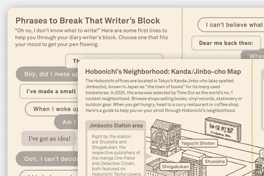 Hobonichi Techo 2027 Colors: Pink Sapphire Weeks Mega Hardcover Book / Weekly Horizontal / Jan start / Mon start - English Edition