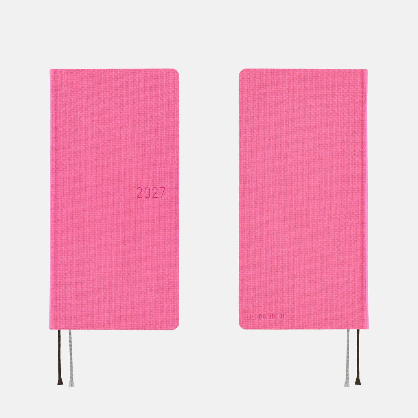 Hobonichi Techo 2027 Colors: Pink Sapphire Weeks Mega Hardcover Book / Weekly Horizontal / Jan start / Mon start - English Edition