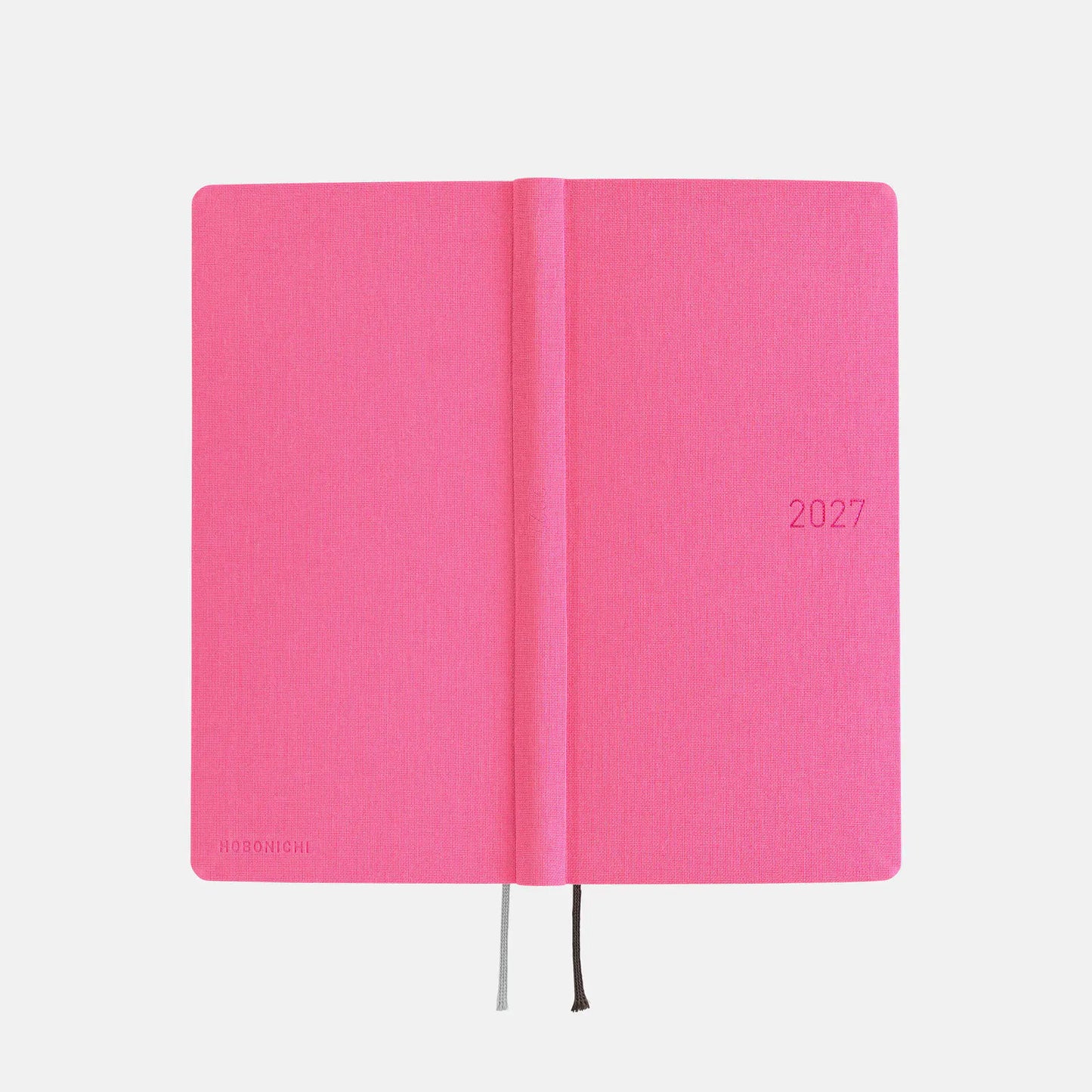 Hobonichi Techo 2027 Colors: Pink Sapphire Weeks Mega Hardcover Book / Weekly Horizontal / Jan start / Mon start - English Edition