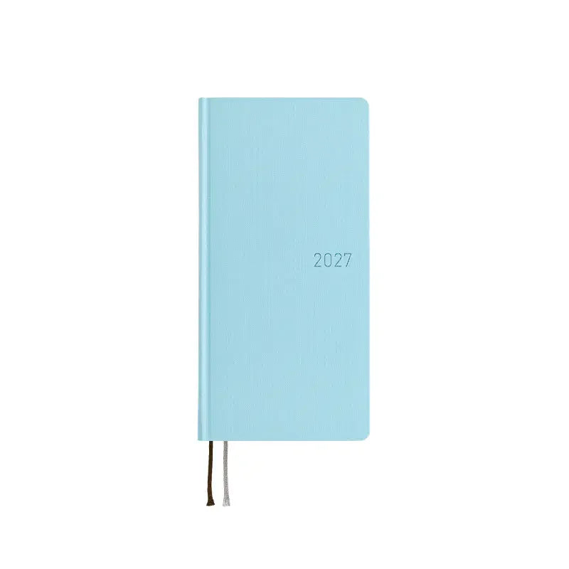 Weeks MEGA, Hobonichi Techo 2027 Colors: Sea Glass Weeks Mega Hardcover Book / Weekly Horizontal / Jan start / Mon start - English Edition