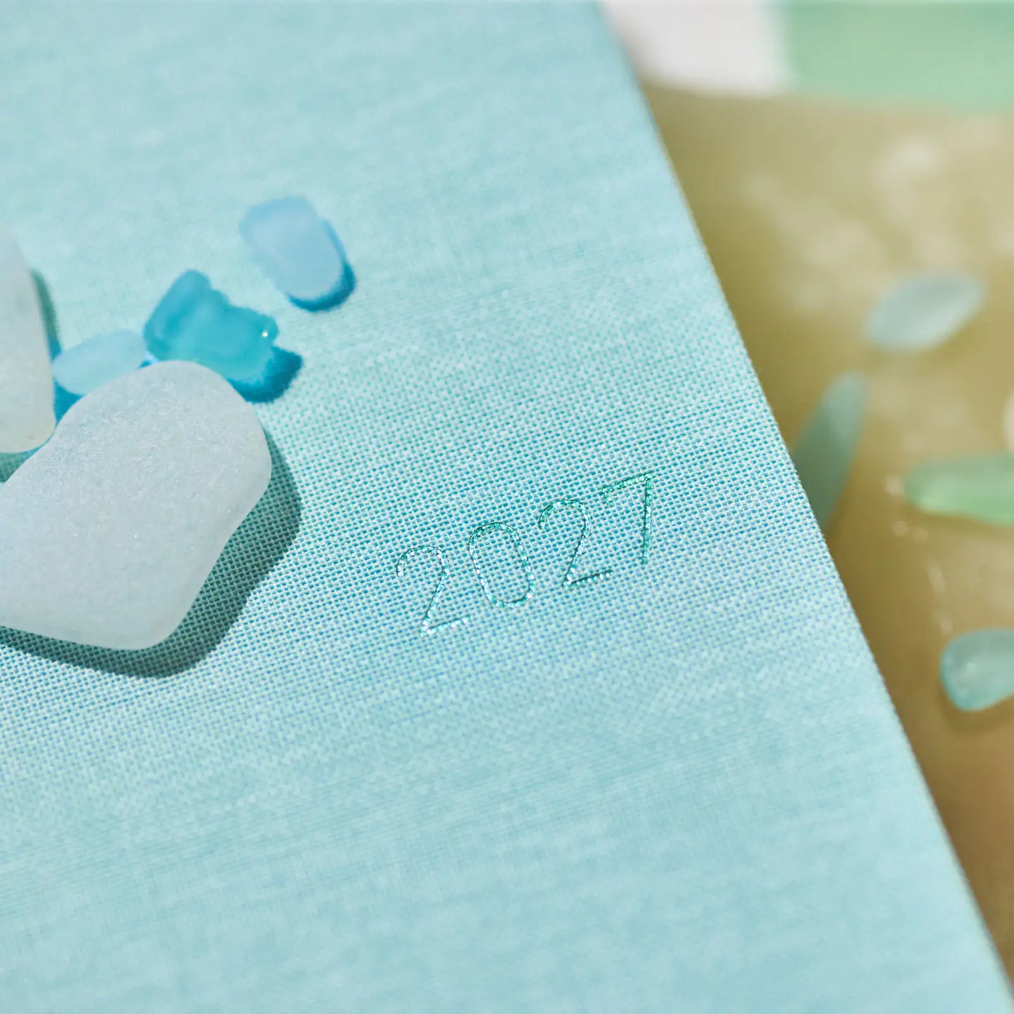 Weeks MEGA, Hobonichi Techo 2027 Colors: Sea Glass Weeks Mega Hardcover Book / Weekly Horizontal / Jan start / Mon start - English Edition