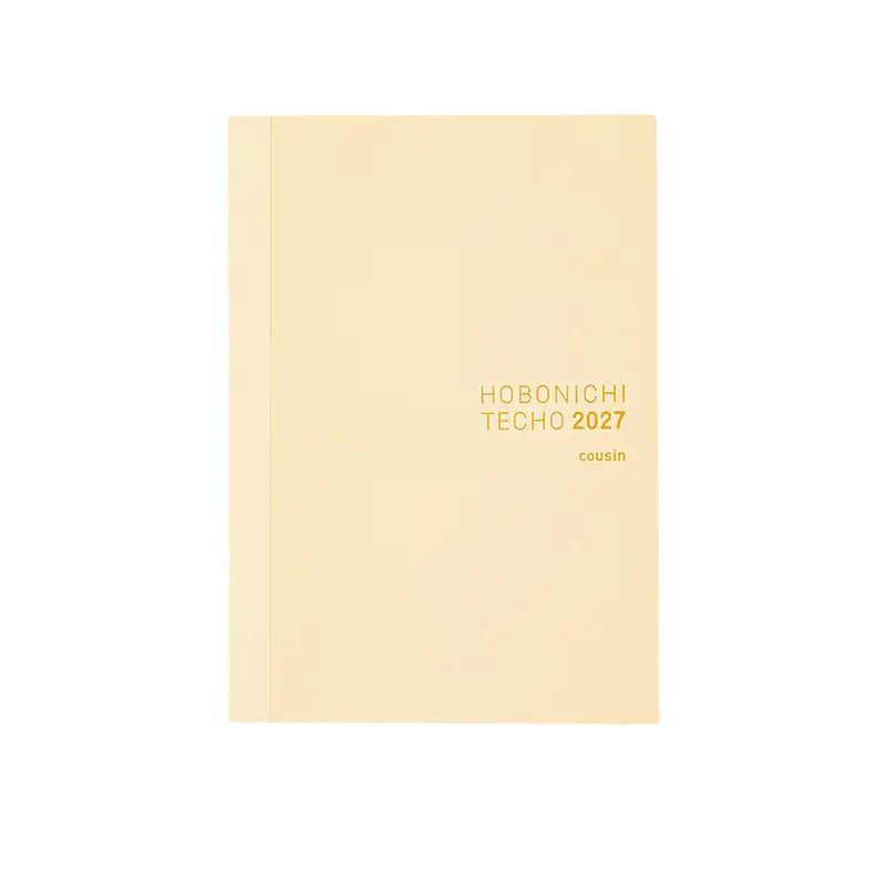 Hobonichi Techo 2027 English Cousin Book A5 size / Daily / Jan start / Mon start - English Edition