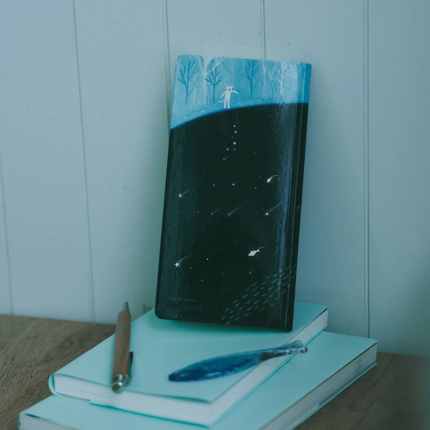 Hobonichi Techo 2027 Hiroko Kubota: Meteor Shower in the Light Blue Forest Weeks Hardcover Book / Weekly Horizontal / Jan start / Mon start - English Edition
