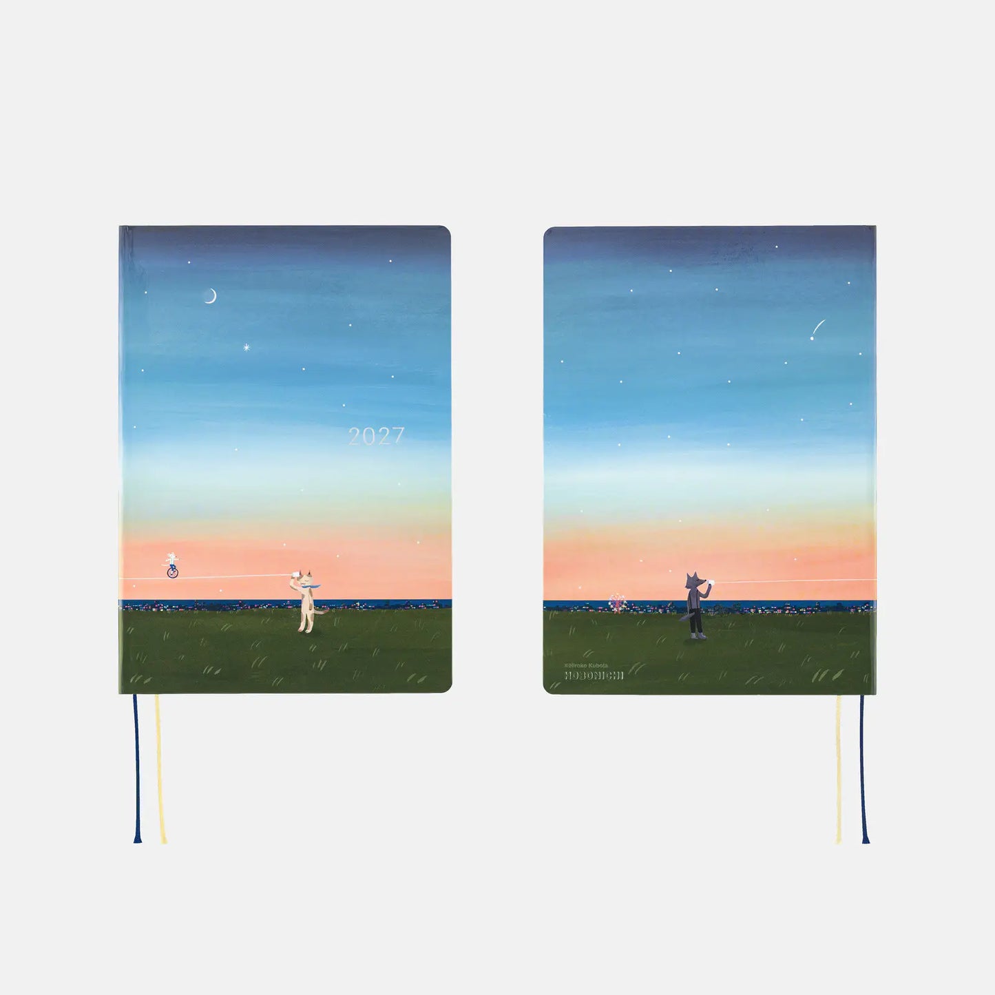 Hobonichi Techo 2027 Hiroko Kubota: String Telephone Until the Moon is Full HON / A5 Size / Daily / Jan start / Mon start - English Edition