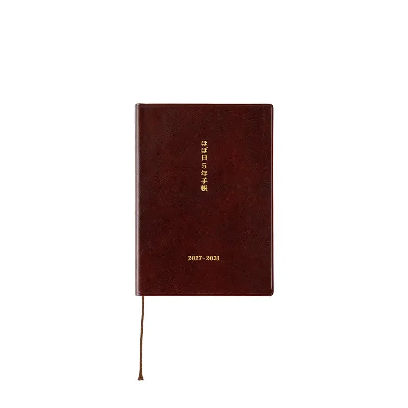 Hobonichi Techo 2027 Hobonichi 5-Year Techo Japanese Book (2027-2031) A6 Size / 2027-2031 / Five Years in One Book