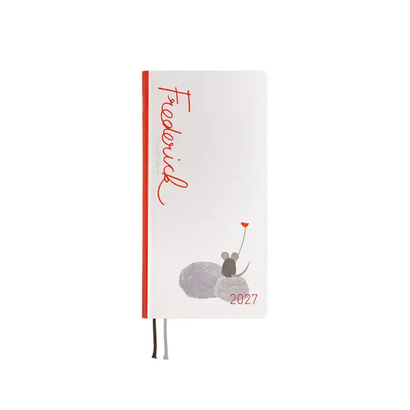Hobonichi Techo 2027 Leo Lionni: Frederick (Poet) Weeks Hardcover Book / Weekly Horizontal / Jan start / Mon start - English Edition