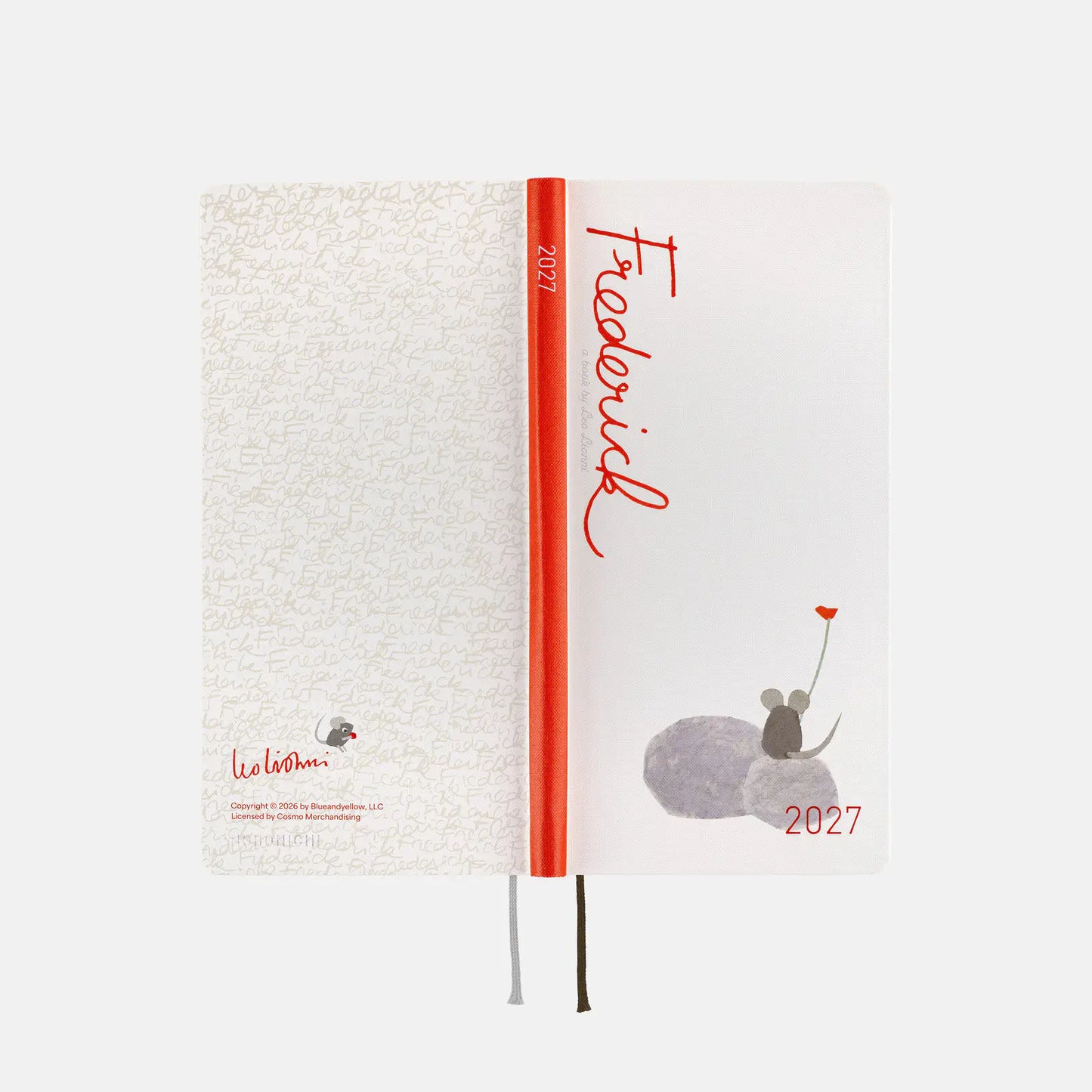 Hobonichi Techo 2027 Leo Lionni: Frederick (Poet) Weeks Hardcover Book / Weekly Horizontal / Jan start / Mon start - English Edition