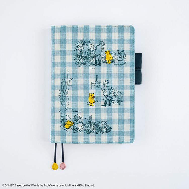 Hobonichi Techo 2027 Loft Exclusives edition - Classic Pooh: Friends of the Hundred Acre Wood A5 Cousin Size Cover - with Pencil Board