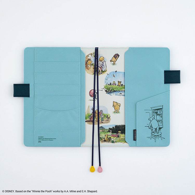 Hobonichi Techo 2027 Loft Exclusives edition - Classic Pooh: Friends of the Hundred Acre Wood A5 Cousin Size Cover - with Pencil Board
