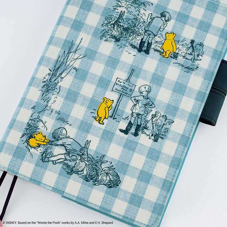 Hobonichi Techo 2027 Loft Exclusives edition - Classic Pooh: Friends of the Hundred Acre Wood A5 Cousin Size Cover - with Pencil Board