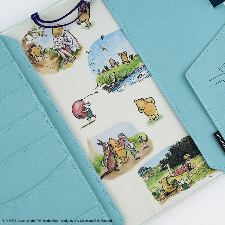 Hobonichi Techo 2027 Loft Exclusives edition - Classic Pooh: Friends of the Hundred Acre Wood A5 Cousin Size Cover - with Pencil Board