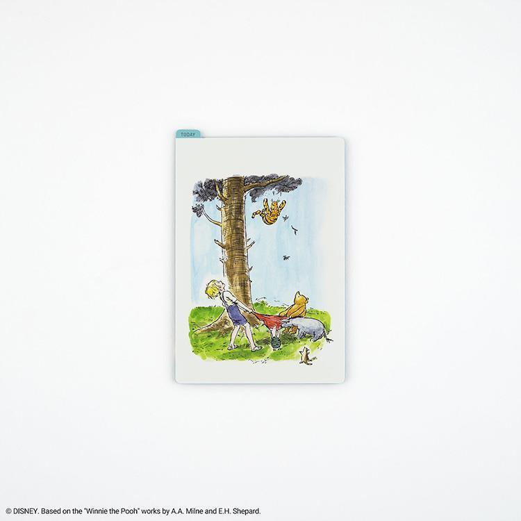 Hobonichi Techo 2027 Loft Exclusives edition - Classic Pooh: Hobonichi Pencil Board - Blue Shorts for A6 Size