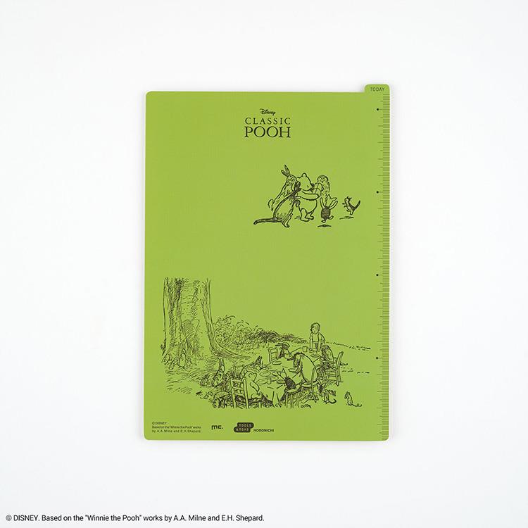 Hobonichi Techo 2027 Loft Exclusives edition - Classic Pooh: Hobonichi Pencil Board - House with a Green Door for A5 Size