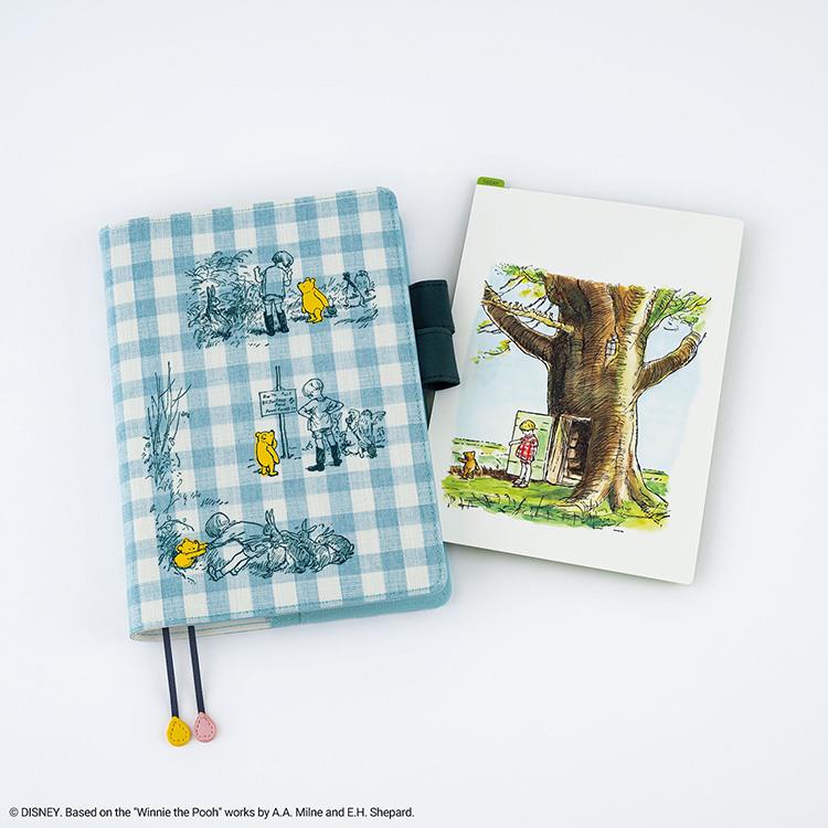 Hobonichi Techo 2027 Loft Exclusives edition - Classic Pooh: Hobonichi Pencil Board - House with a Green Door for A5 Size