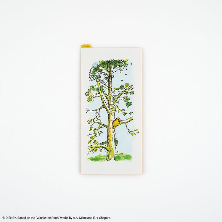 Hobonichi Techo 2027 Loft Exclusives edition - Classic Pooh: Hobonichi Pencil Board - Tree Climbing for Weeks