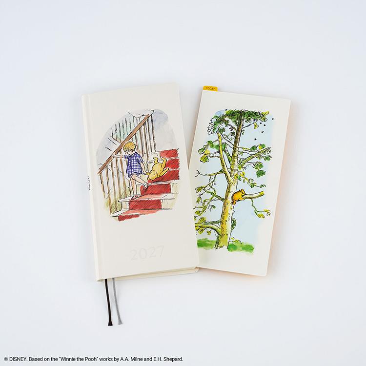 Hobonichi Techo 2027 Loft Exclusives edition - Classic Pooh: Story Time Weeks Hardcover Book - Japanese Edition - with Pencil Board