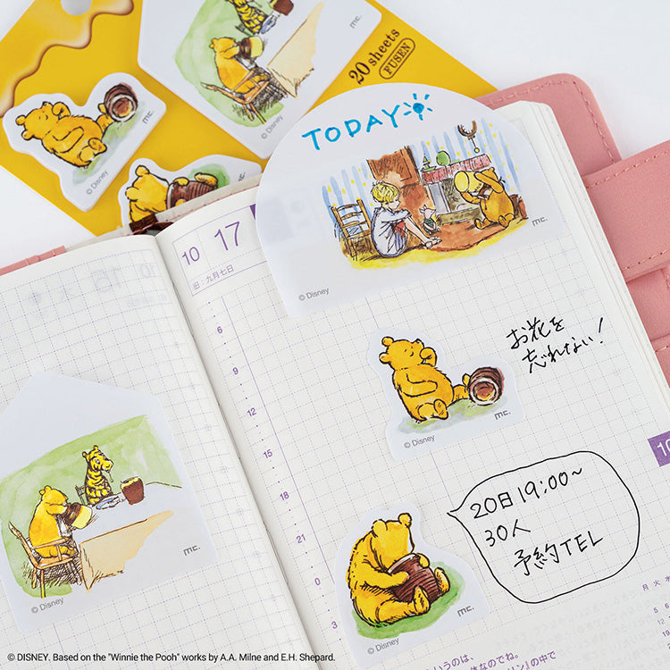 Hobonichi Techo 2027 Loft Exclusives edition - Classic Pooh: Sticky Notes