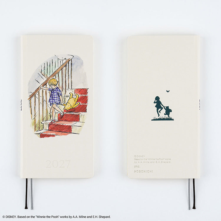 Hobonichi Techo 2027 Loft Exclusives edition - Classic Pooh: Story Time Weeks Hardcover Book - English Edition - with Pencil Board
