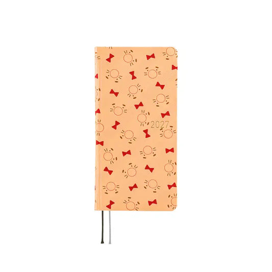 Hobonichi Techo 2027 MOTHER: Mr. Saturn Pattern Weeks Hardcover Book / Weekly Horizontal / Jan start / Mon start - English Edition