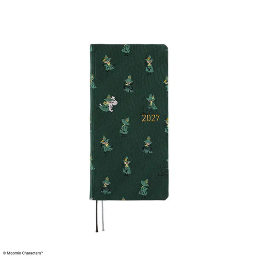 Hobonichi Techo 2027 Moomin: A Day in the Life of Snufkin Weeks Hardcover Book / Weekly Horizontal / Jan start / Mon start - English Edition