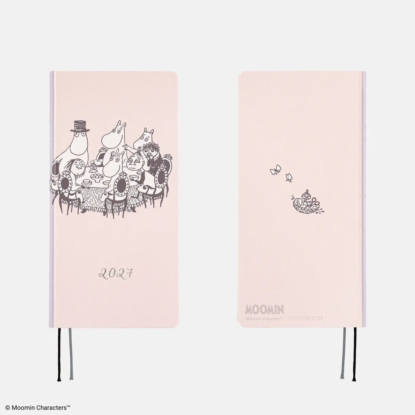 Hobonichi Techo 2027 Moomin: At the Table Weeks Hardcover Book / Weekly Horizontal / Jan start / Mon start - English Edition