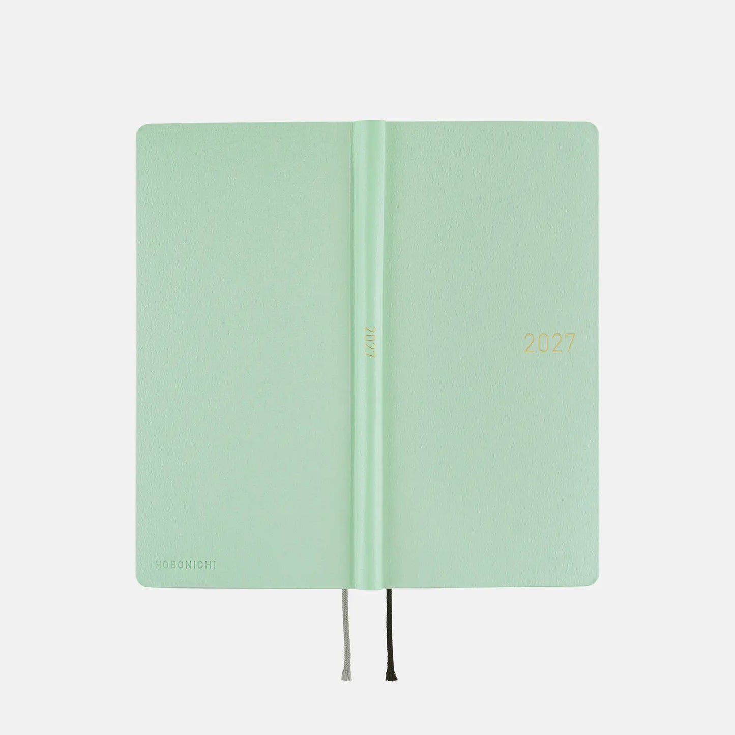 Hobonichi Techo 2027 Paper Series: Frosty Jade Weeks Hardcover Book / Weekly Horizontal / Jan start / Mon start - English Edition