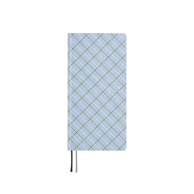 Hobonichi Techo 2027 Shirt Fabric: Graph Plaid Weeks Hardcover Book / Weekly Horizontal / Jan start / Mon start - English Edition