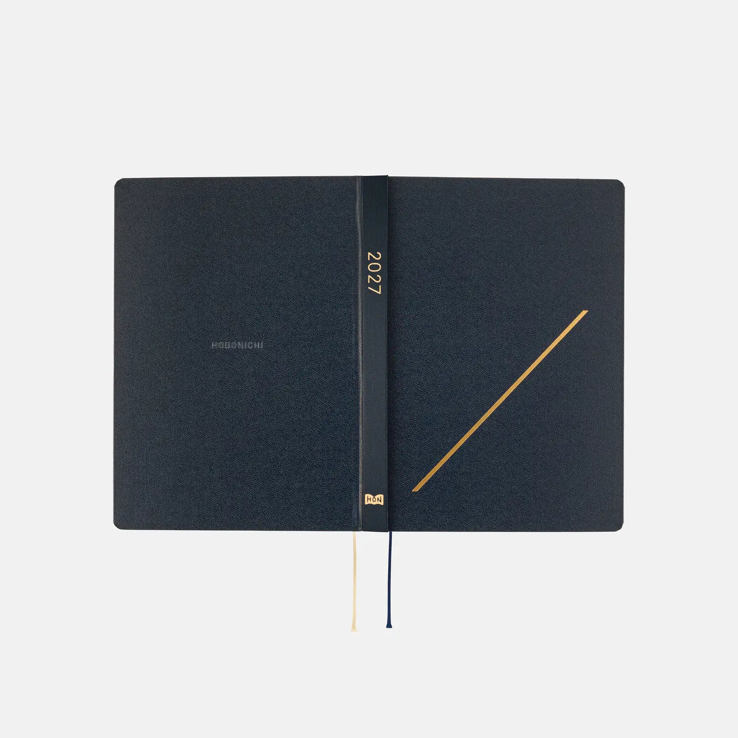Hobonichi Techo 2027 : Slash (Navy) HON / A5 Size / Daily / Jan start / Mon start - English Edition