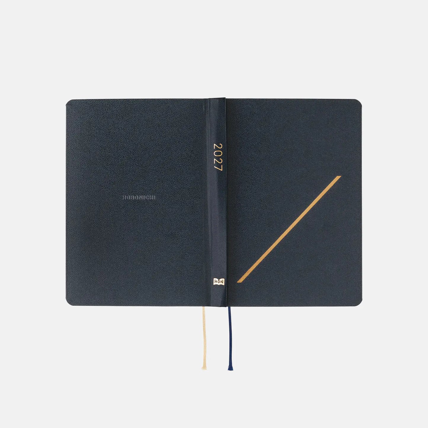Hobonichi Techo 2027 : Slash (Navy) HON / A6 Size / Daily / Jan start / Mon start - English Edition